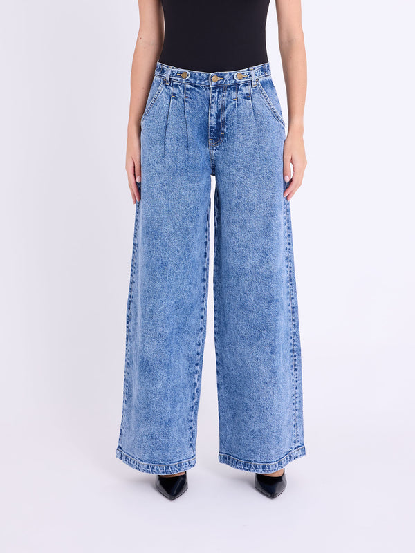 Jamie Pleated Wide Leg Trouser