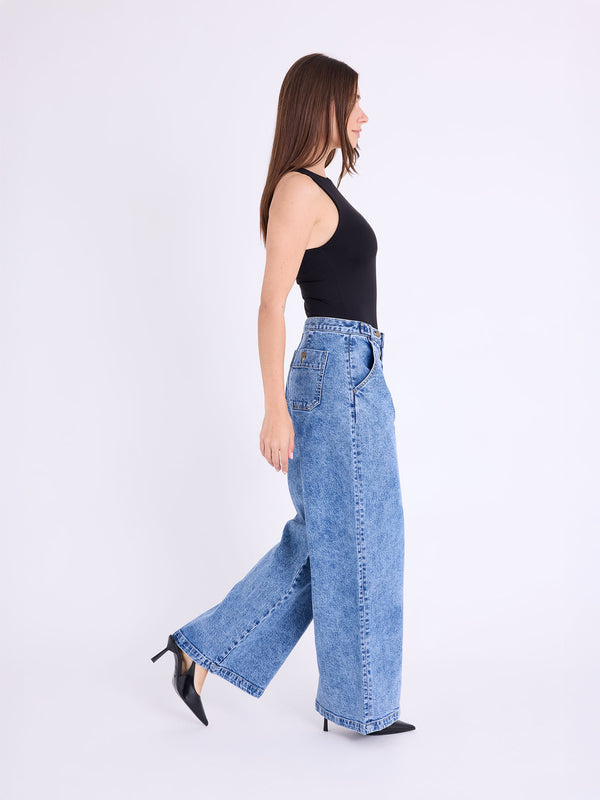 Jamie Pleated Wide Leg Trouser