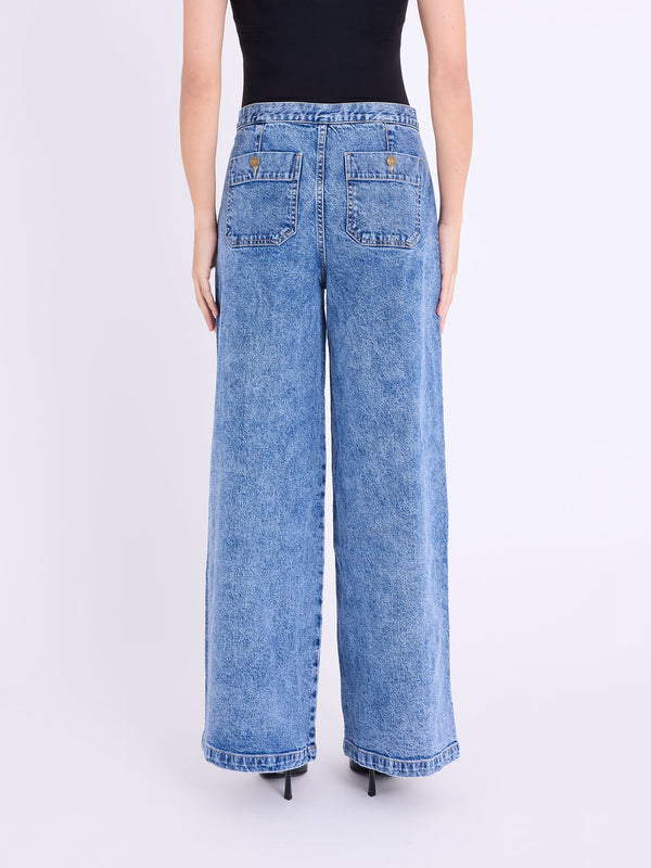 Jamie Pleated Wide Leg Trouser