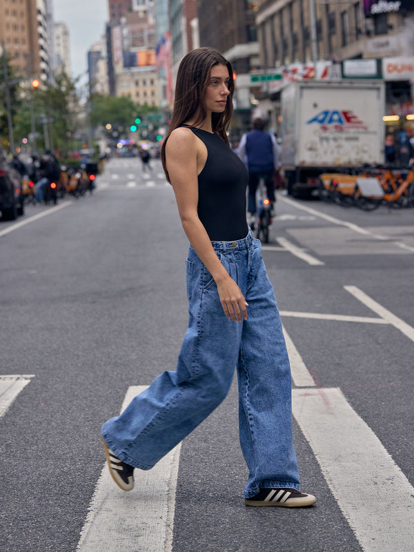 Jamie Pleated Wide Leg Trouser