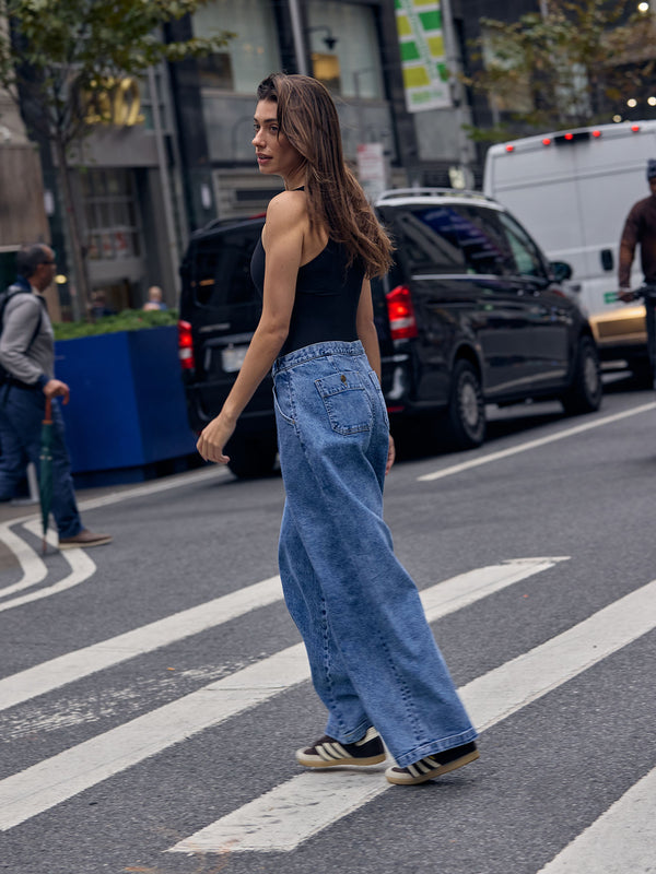 Jamie Pleated Wide Leg Trouser