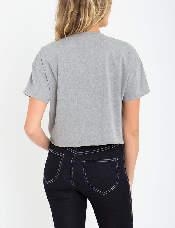 Kimberly Studded Crop Tee