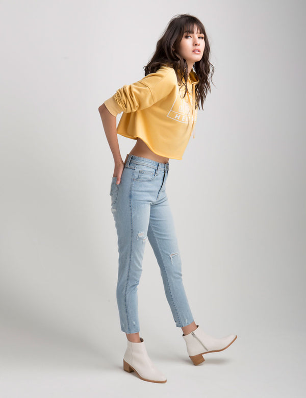 Kelly Cropped Hoodie