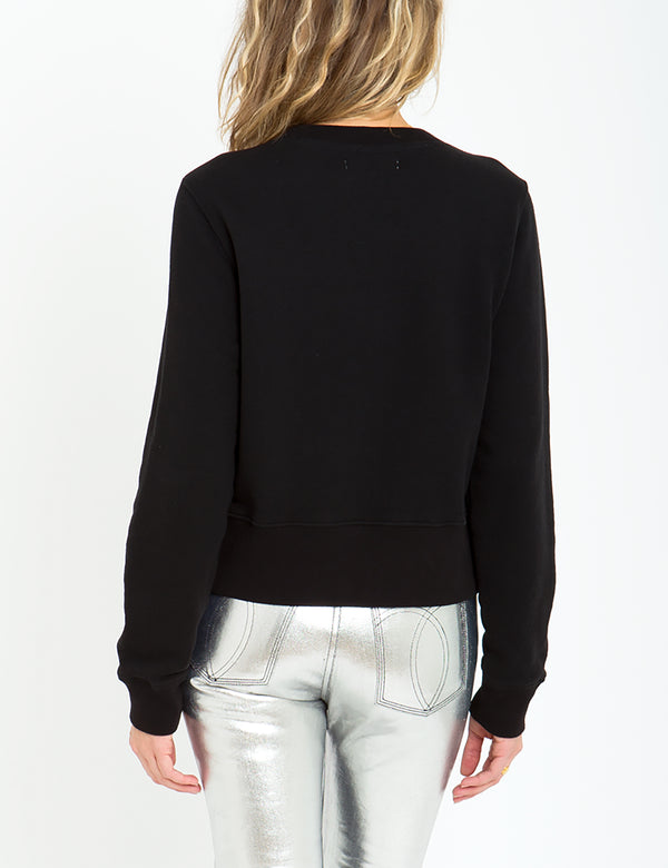 Black Reflective 3M Logo Classic Sweatshirt