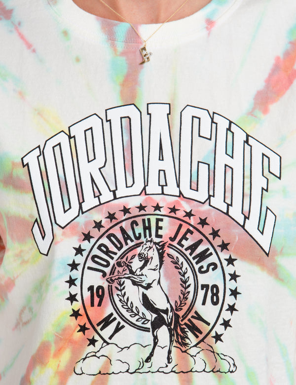 CLASSIC TIE-DYE CROPPED T-SHIRT