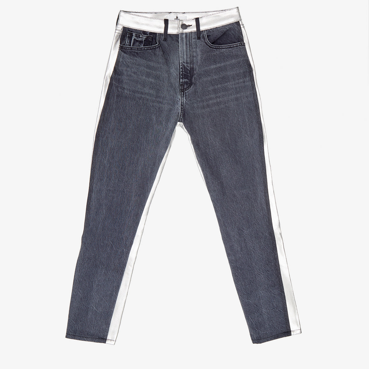 Two-Tone Contrast Bonded Metallic Vintage Straight – Jordache