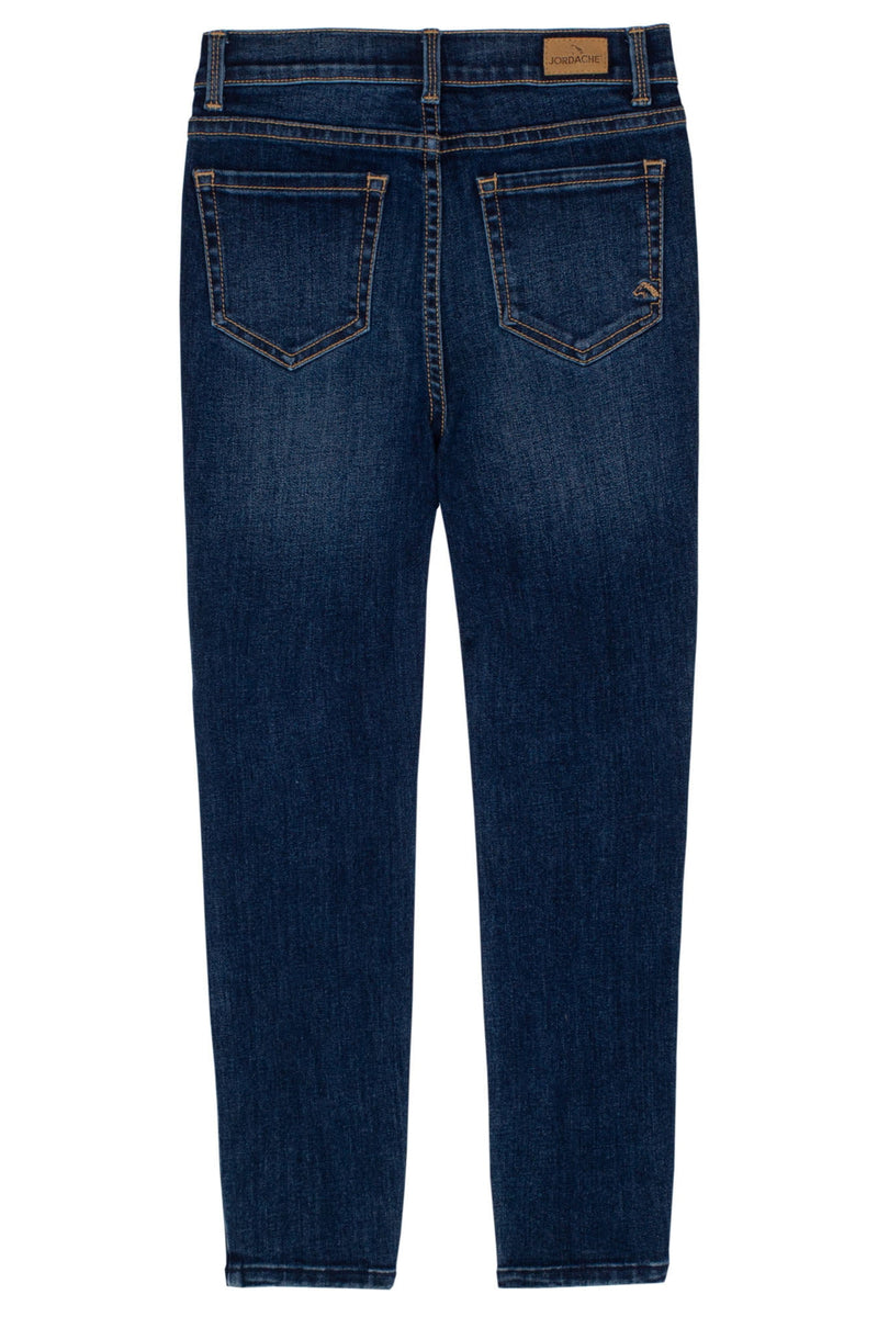 Girls Destructed Ankle Super Skinny Jeans