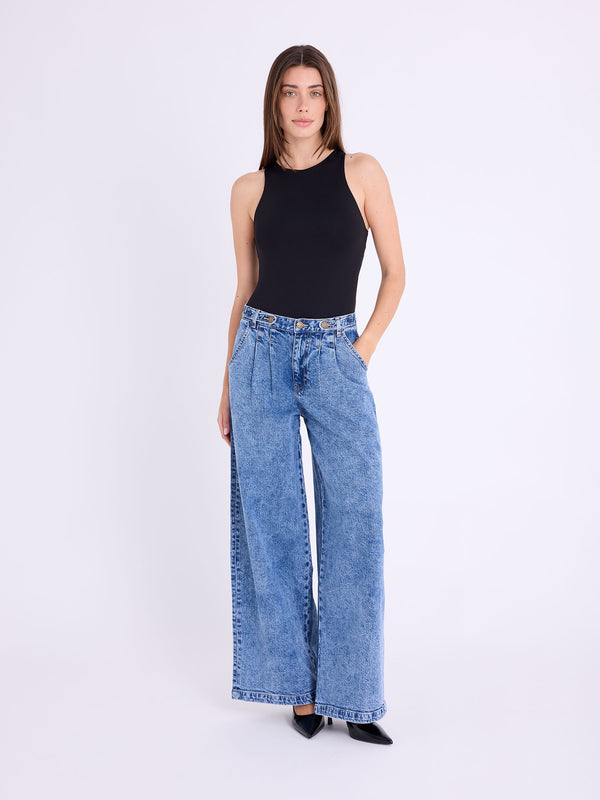 Jamie Pleated Wide Leg Trouser