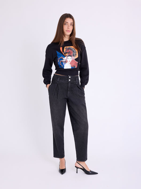 Iman Pleated Barrel