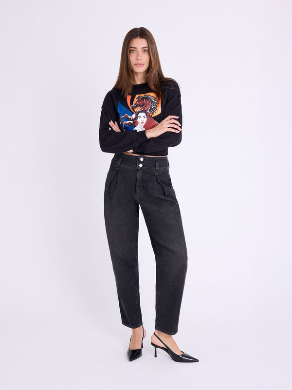 Iman Pleated Barrel
