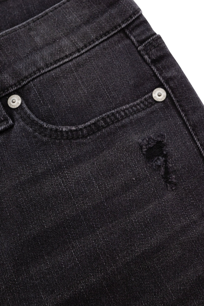 Girls High Waist Girlfriend Jeans