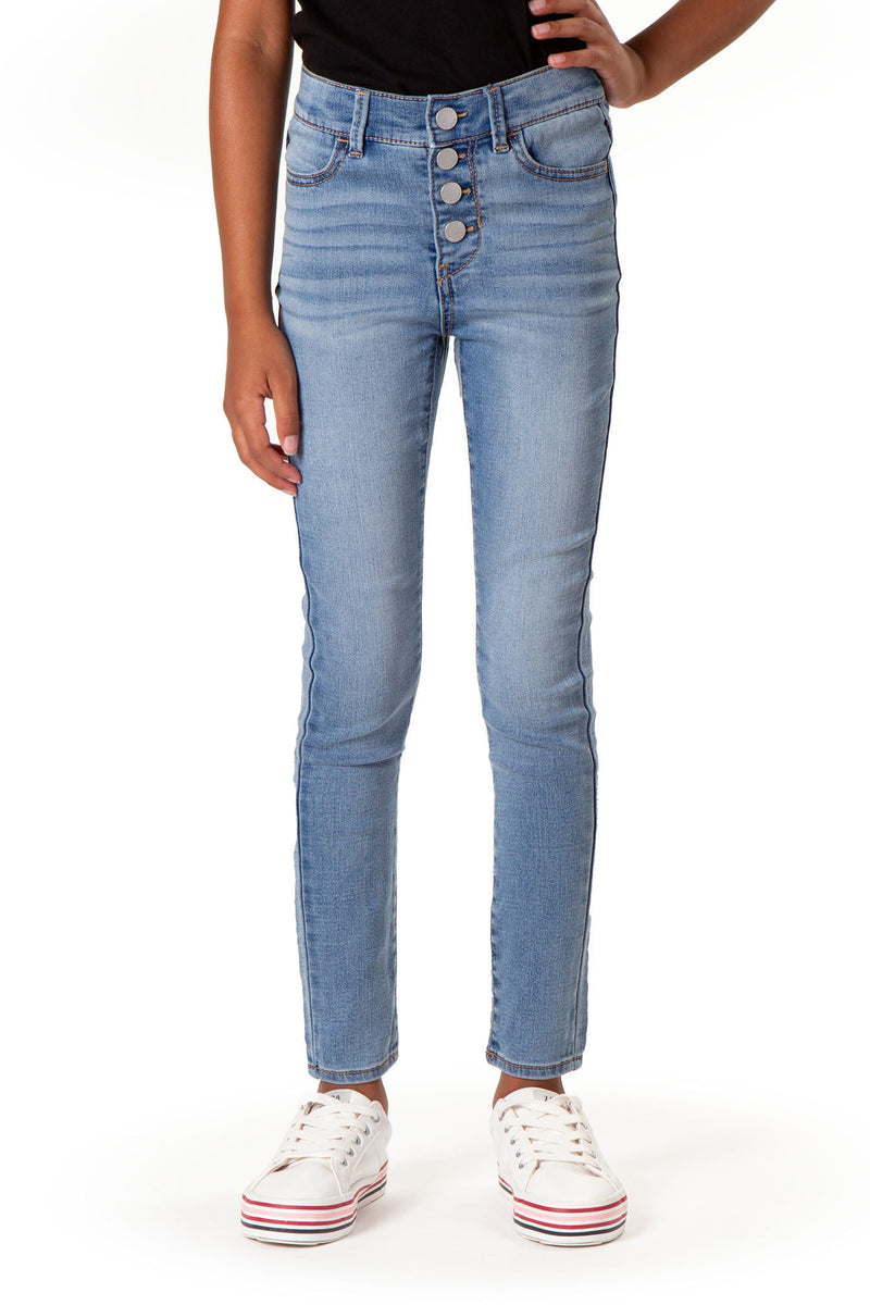 Girls Super Skinny High Rise Jeans