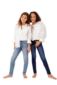 Girls Super Skinny High Rise Jeans