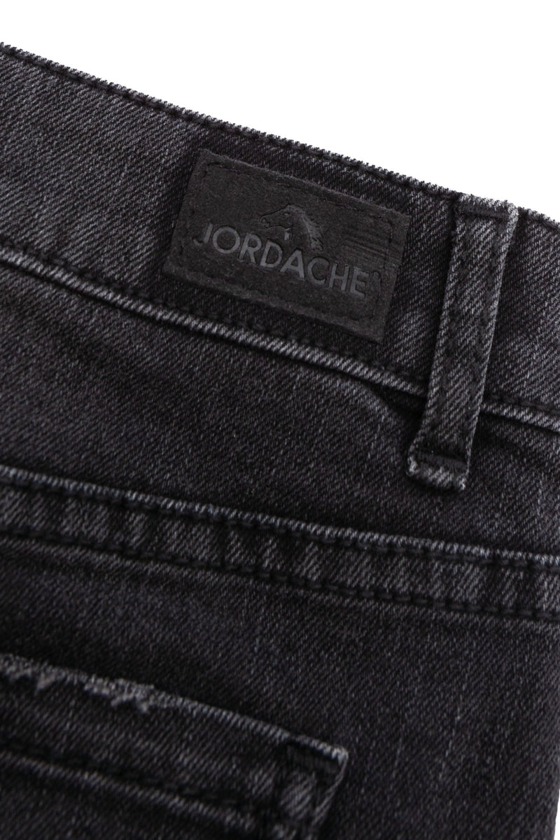 Girls Frayed Hem Denim Skirt
