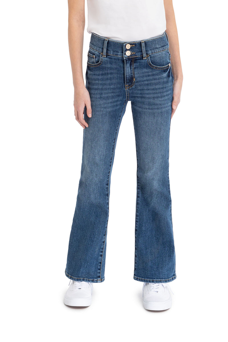 Girls High Rise Flare
