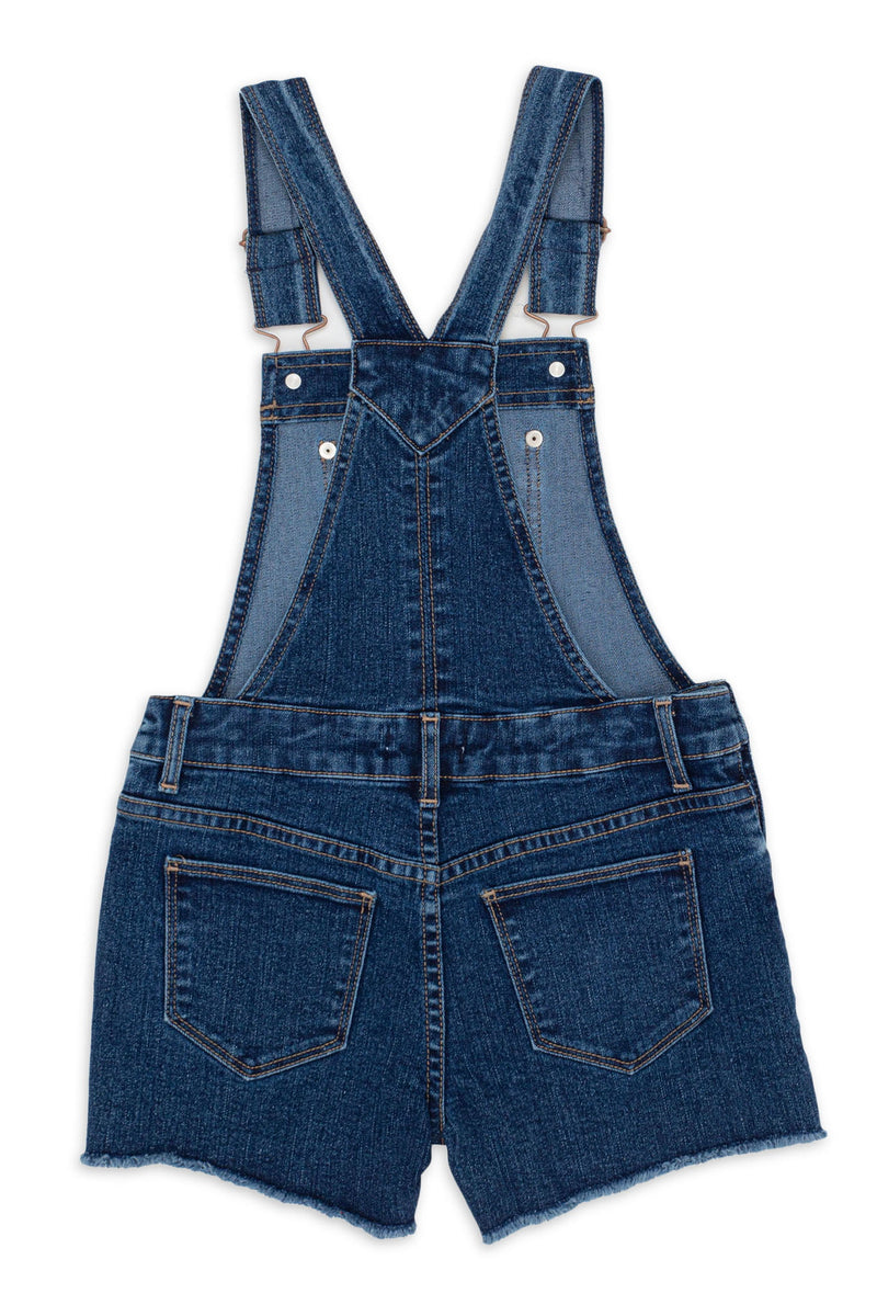 Girls Frayed Hem Shortall