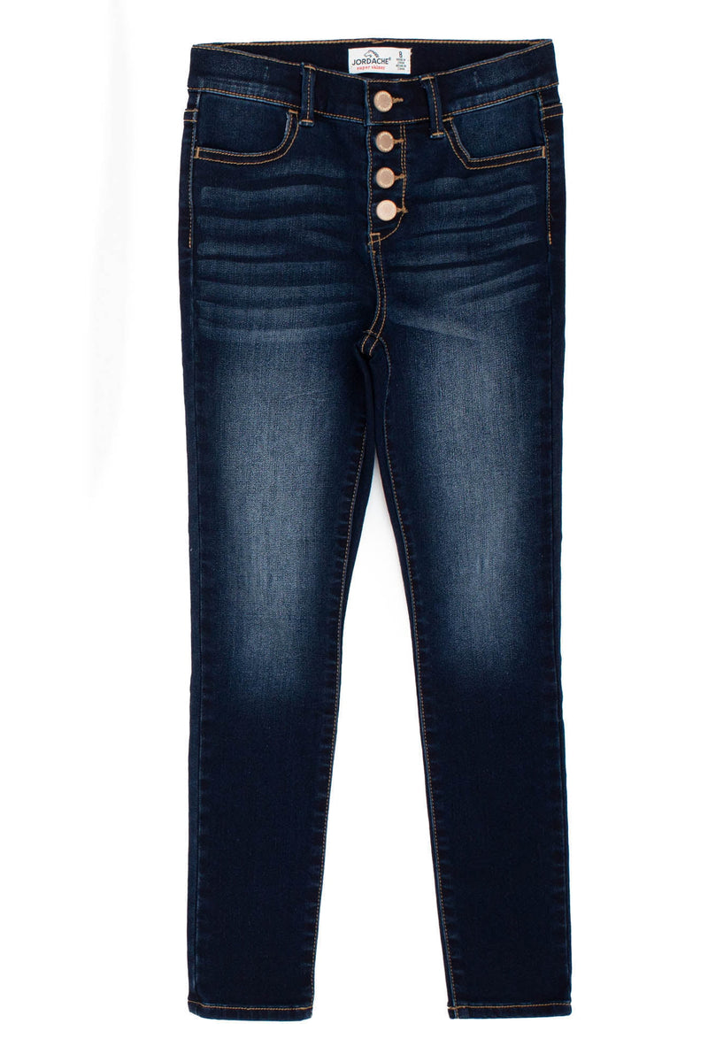 Girls Super Skinny High Rise Jeans