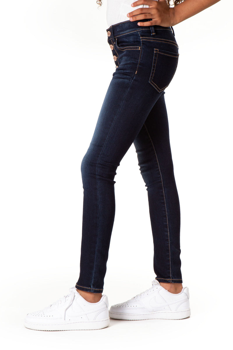 Girls Super Skinny High Rise Jeans