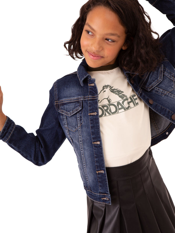 Girls Classic Denim Jean Jacket