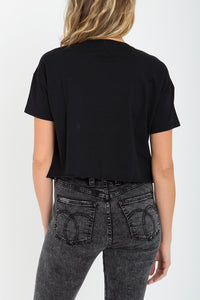 Kimberly Studded Crop Tee