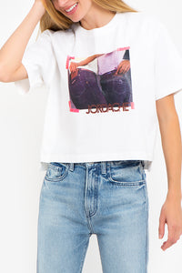 Vintage Ad Cropped T-Shirt