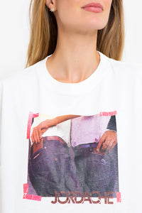 Vintage Ad Cropped T-Shirt