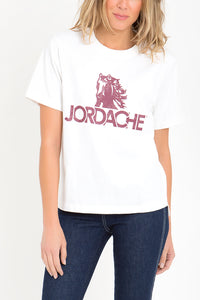 Burgundy Logo Oversized T-Shirt