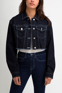 Bianca Cropped Bow Jacket