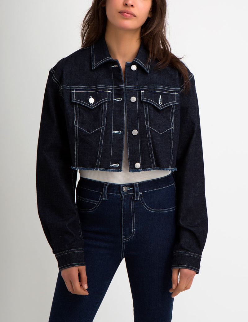 Bianca Cropped Bow Jacket