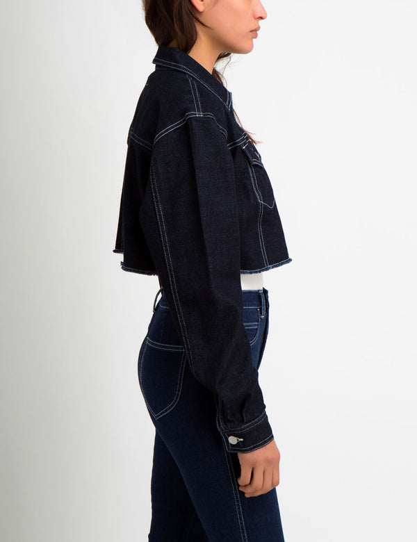 Bianca Cropped Bow Jacket