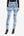 TIE-DYE LOGO JACQUARD HIGH RISE SLIM