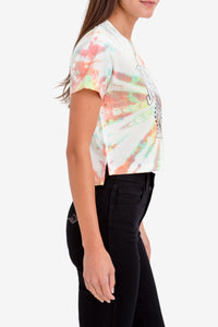 CLASSIC TIE-DYE CROPPED T-SHIRT