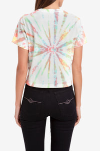 CLASSIC TIE-DYE CROPPED T-SHIRT