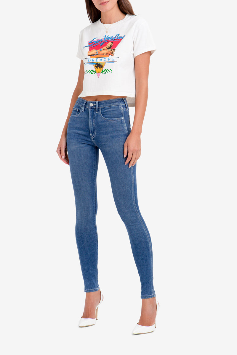 SUN YOUR BUNS CROPPED T-SHIRT