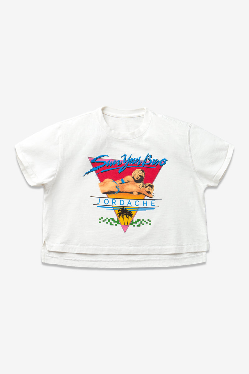 SUN YOUR BUNS CROPPED T-SHIRT