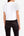 FLOCKED LOGO CROPPED T-SHIRT