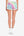 DIAGONAL RAINBOW HIGH RISE ROLLED SHORT