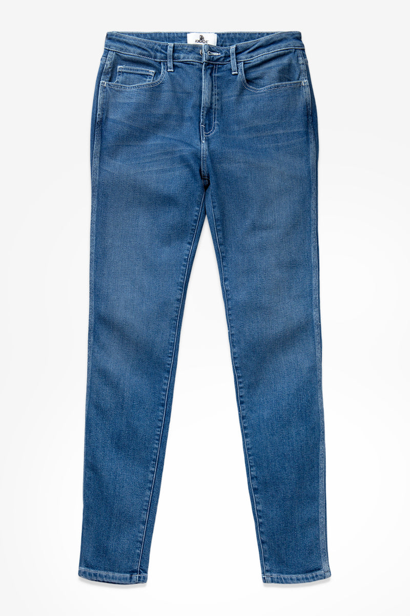 BLUE ARROWHEAD MID RISE SKINNY