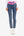 LIGHT ACID WASH DENIM SKI PANT