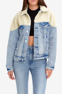 SHERPA DENIM JACKET