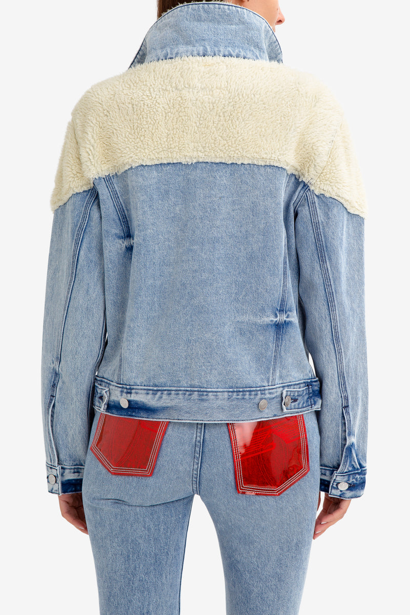 SHERPA DENIM JACKET