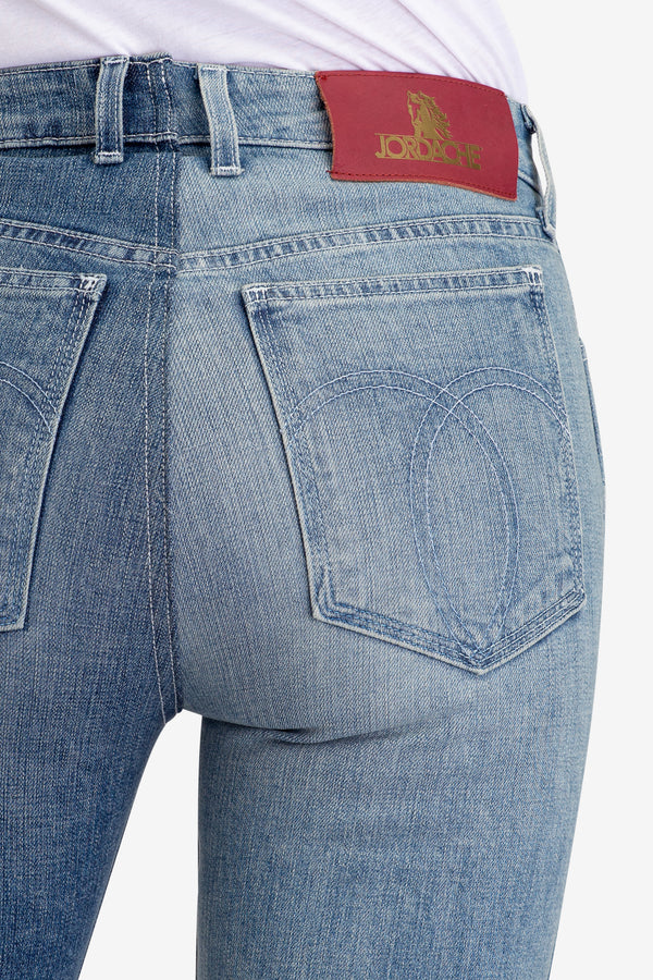 HALF & HALF HIGH RISE VINTAGE CROP