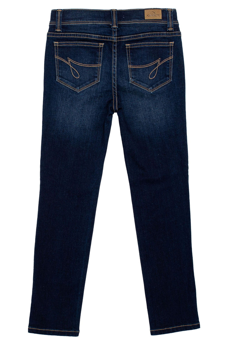 Girls Mid Rise Destructed Skinny Jean