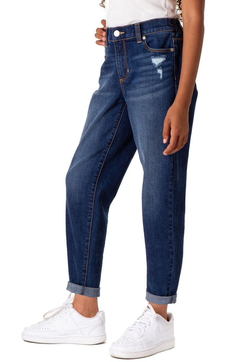 Girls High Rise Mom Jean