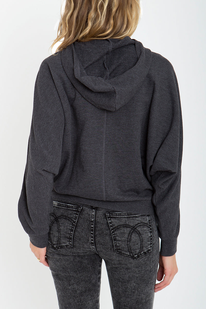 Dolman Cropped Hoodie Jordache