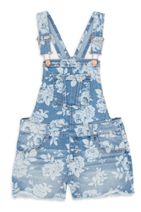 Girls Rose Print Shortall