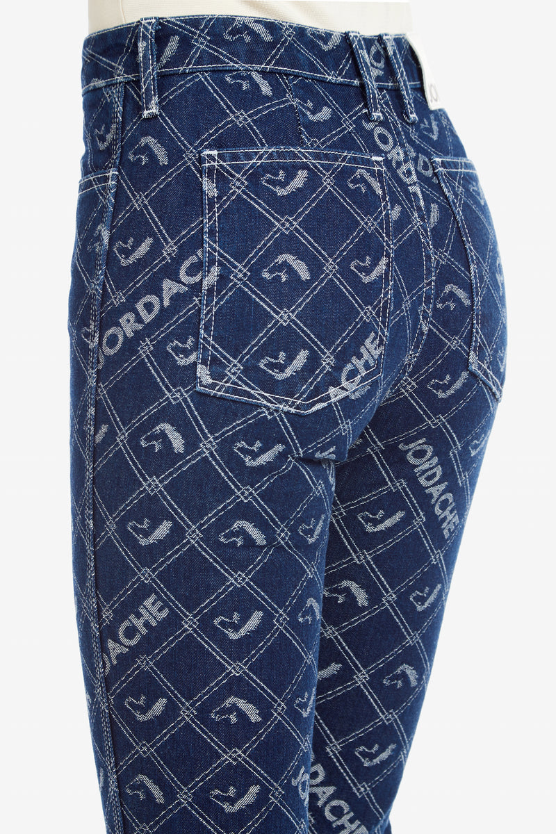 Signature Logo Jacquard High-Rise Slim