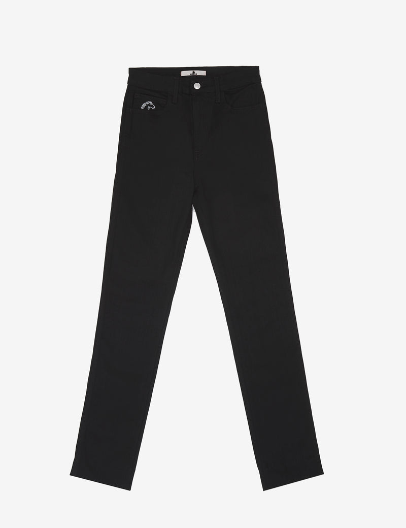 Modern Black High-Rise Slim