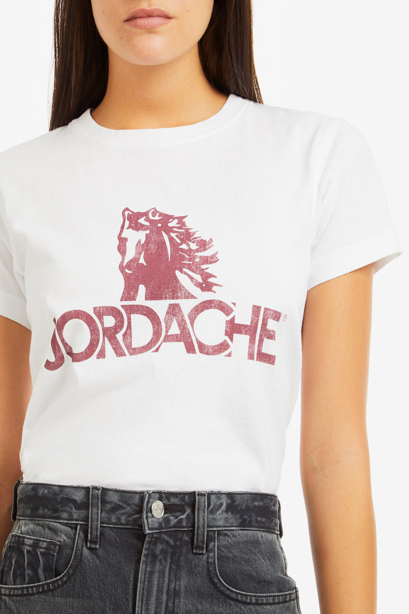 Burgundy Logo Oversized T-Shirt