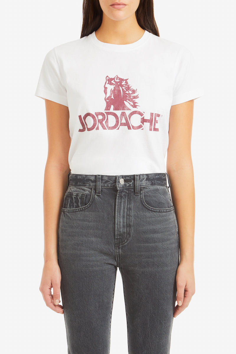 Burgundy Logo Oversized T-Shirt – Jordache